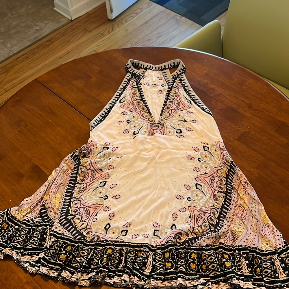 Free people v neck  racer back dress